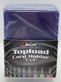 BCW Regular Toploaders (25 Pack)