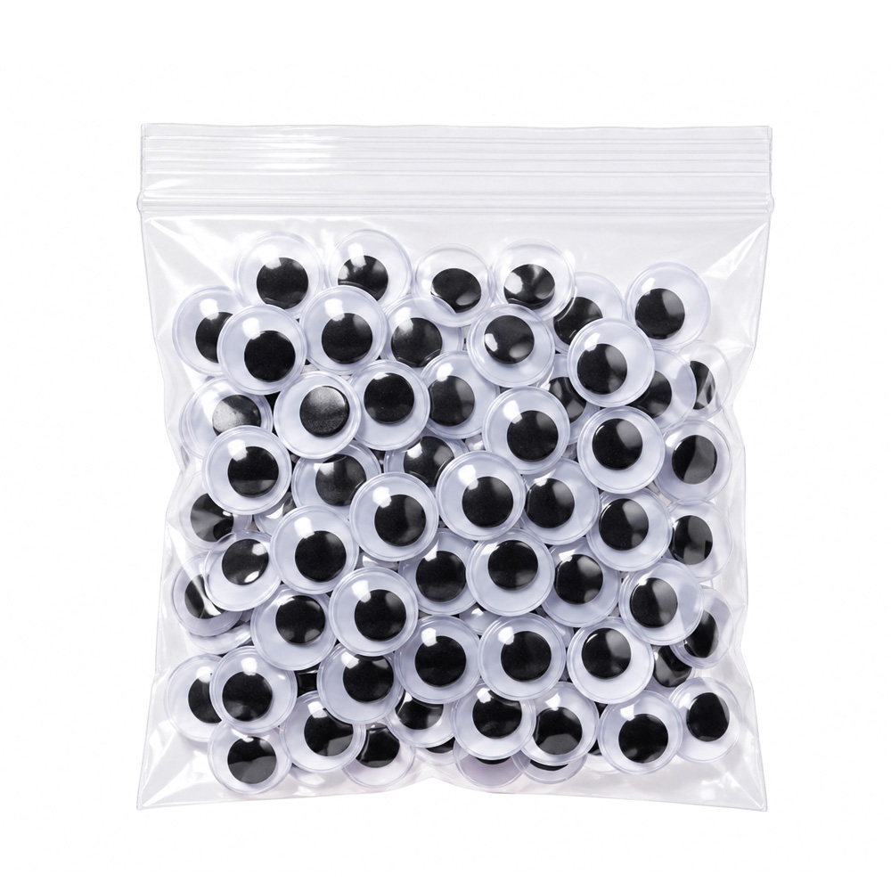 Ojos Moviles 24mm Paquete x 300 Pcs - OJ24M Ojos Moviles 24mm Paquete x 300 Pcs - OJ24M