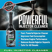 Opti-Lube Single Clean Diesel Fuel System Improver - 1 8oz Bottle Treats up to 32 Gallons Opti-Lube Single Clean Diesel Fuel System Improver - 1 8oz Bottle Treats up to 32 Gallons