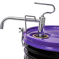 Opti-Lube XL Xtreme Lubricant Diesel Fuel Additive - 5 Gallon Pail with 1 Heavy Duty Metal Pail Pump & 4 Empty 4oz Bottles. Treats up to 6,400 Gallons