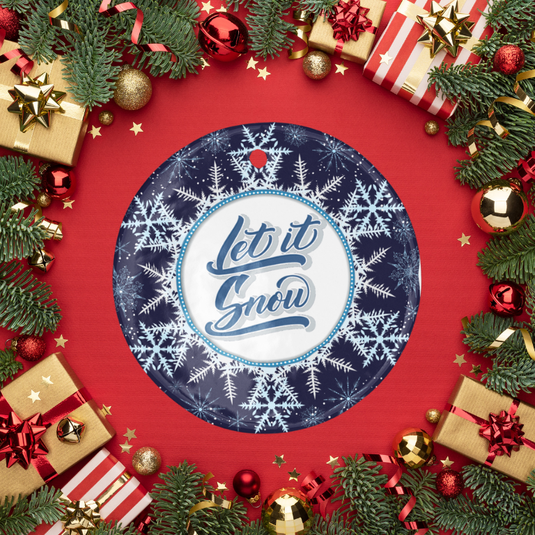 Let it Snow Ornament