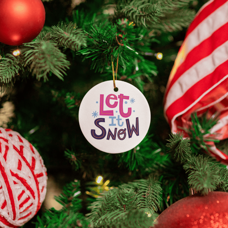 Let it Snow Ornament