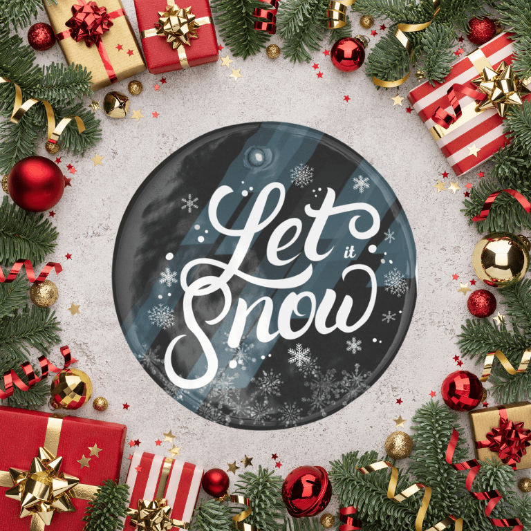 Let it Snow Ornament