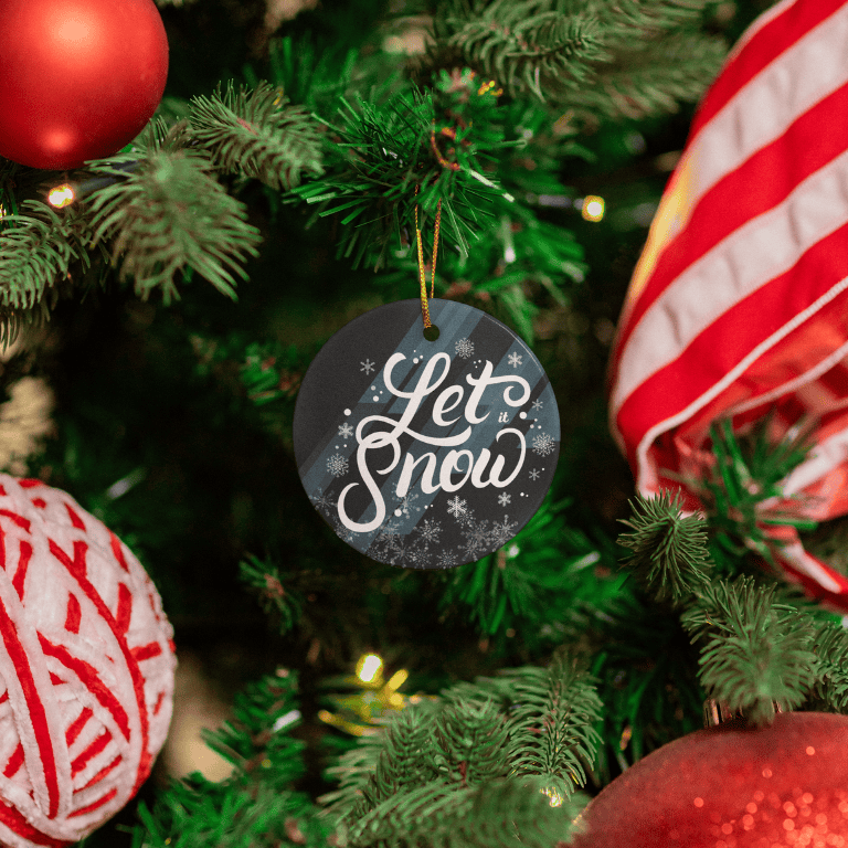 Let it Snow Ornament