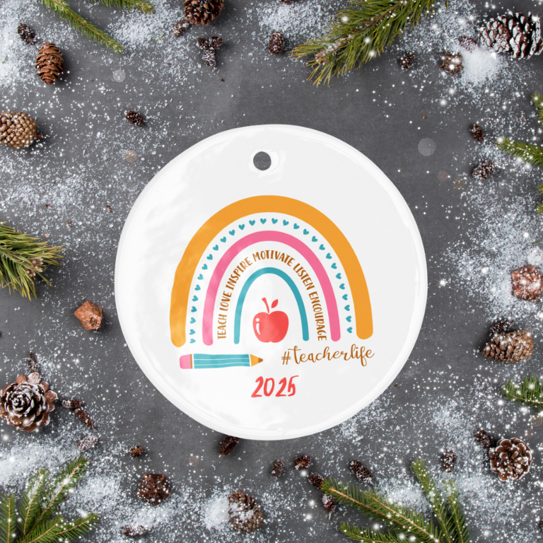Teacher 2025 Ornament