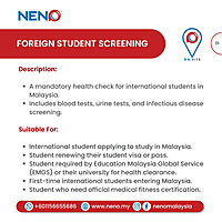 On-Site Blood Test (Foreign Student Screening)