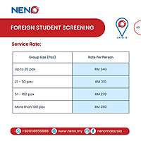 On-Site Blood Test (Foreign Student Screening)