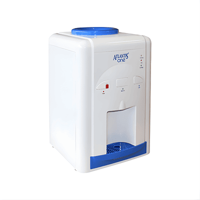 Side profile of the Atlantis One dispenser showcasing its slim design and high-quality finish.