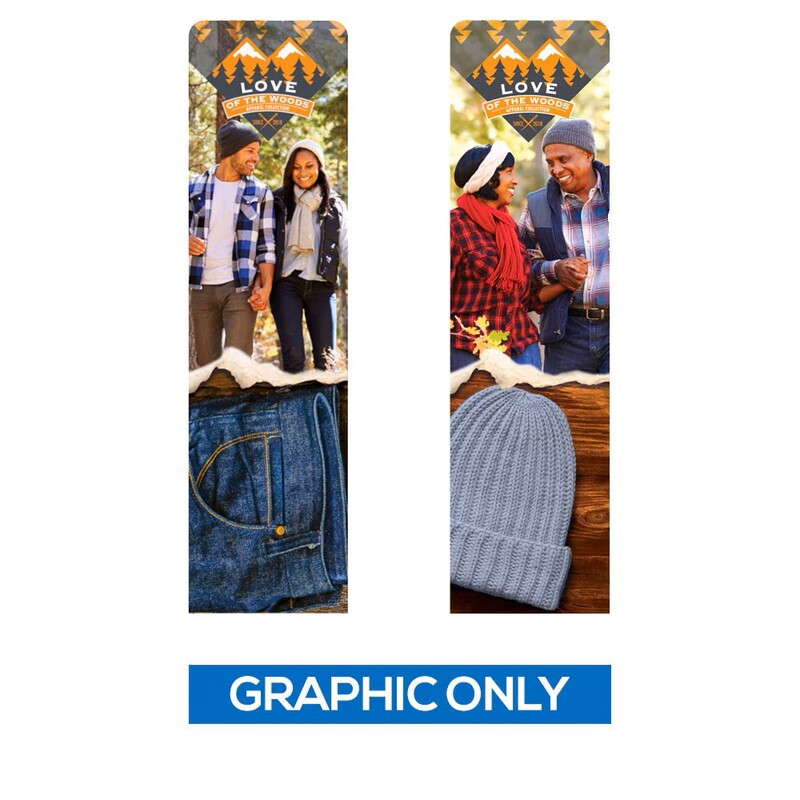Tension Fabric Banner Stand 24x90 Replacement Graphic