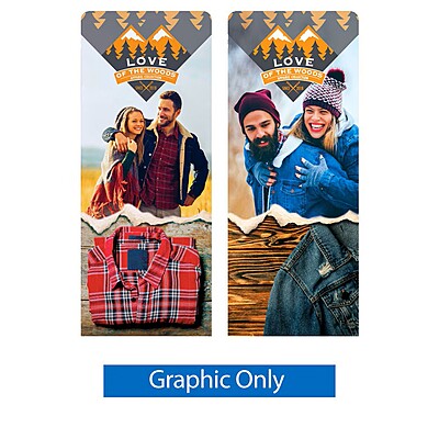 Tension Fabric Banner Stand 36x90 Replacement Graphic