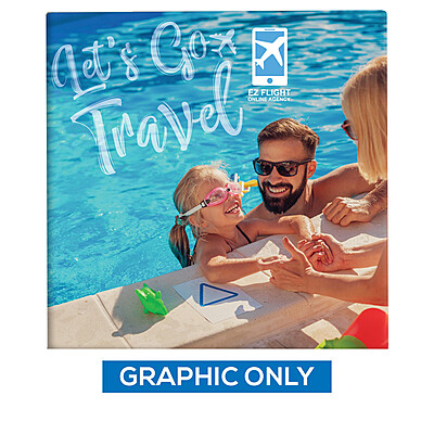 8ft Tension Fabric Backdrop Replacement Graphic