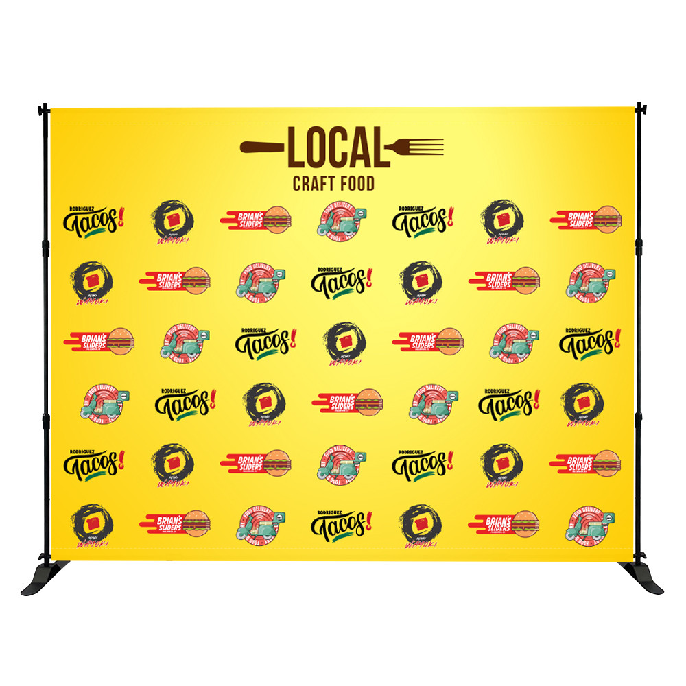 8ft x 10ft Step and Repeat Backdrop 8ft x 10ft Step and Repeat Backdrop