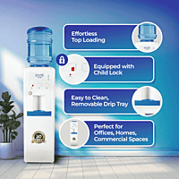 Atlantis One professional floor standing water dispenser with hot and cold water functionality. Atlantis One professional floor standing water dispenser with hot and cold water functionality.