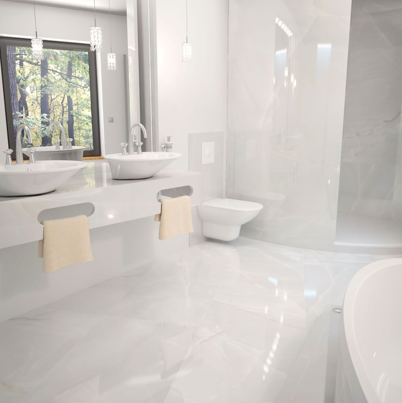 Gresie LIMESTONE, ONICE GRANILLA PULIDO 60X120