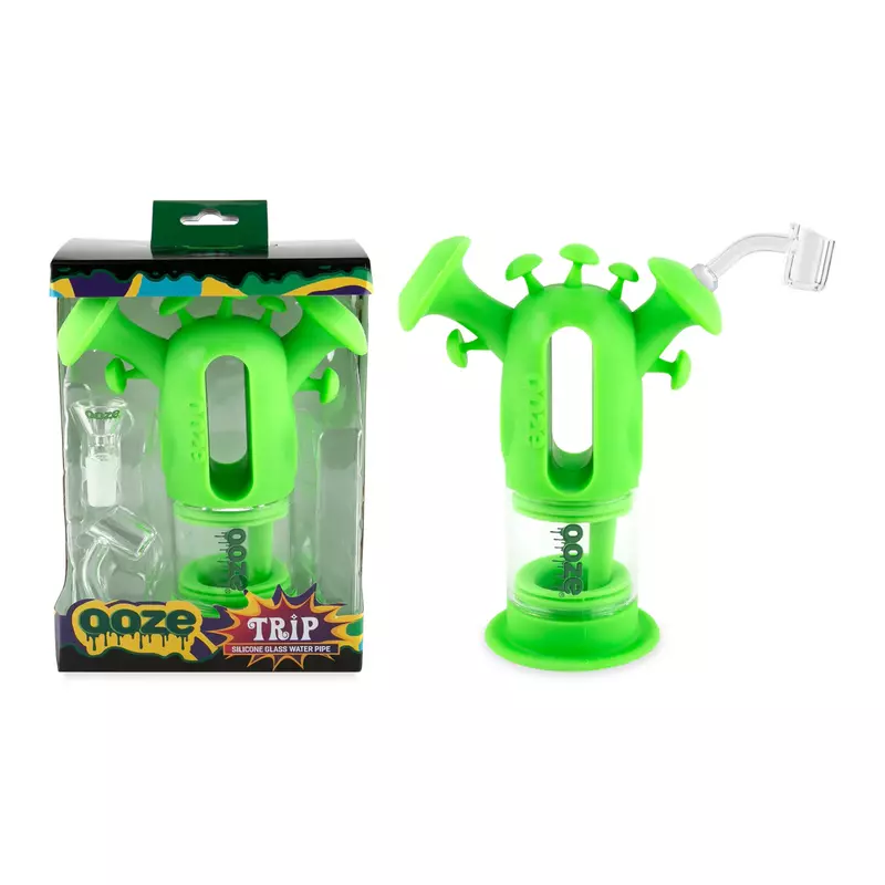 OOZE TRIP SILICON GLASS WATERPIPE
