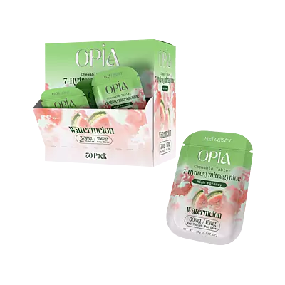 OPIA 7 HYDROXYMITRAGYNINE 30MG HIGH POTENCY CHEWABLE TABLET 1PK 30CT