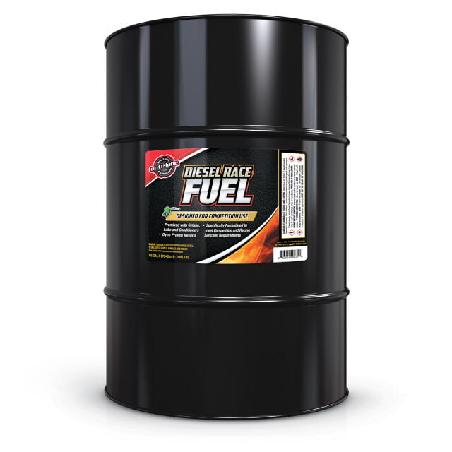 Opti-Lube Pre-Treated Diesel Race Fuel: 55 Gallon Drum (7040oz)
