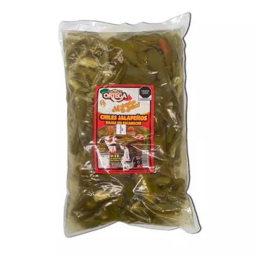 ORTEGA JALAPEÑOS EN RAJAS 3 KG