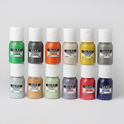 Combo Small 1: Sara Opaque Underglazes - Pack of 12 Colours (30gm) Combo Small 1: Sara Opaque Underglazes - Pack of 12 Colours (30gm)