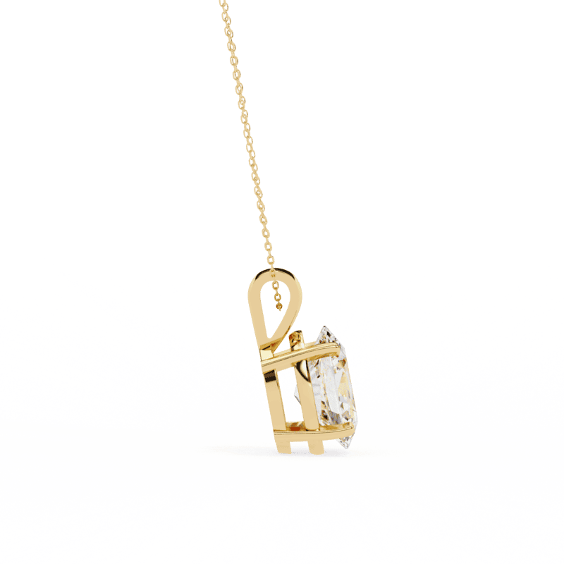 Oval brilliant Solitaire Necklace