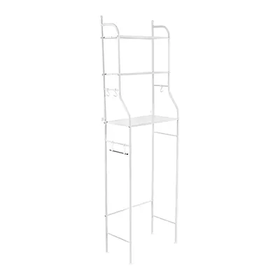 Mueble organizador blanco para baño con 3 repisas, Basic 47907 - OWC-3