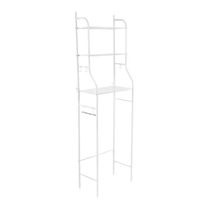 Mueble organizador blanco para baño con 3 repisas, Basic 47907 - OWC-3