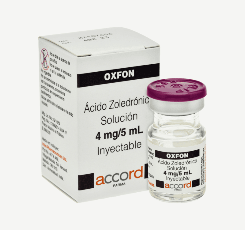 OXFON(Ácidozoledrónico)4mg5mL,FRACCIV,175M2014SSAIV