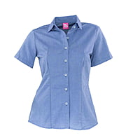 T2051 CAMISA OXFORD DAMA MC BIBO