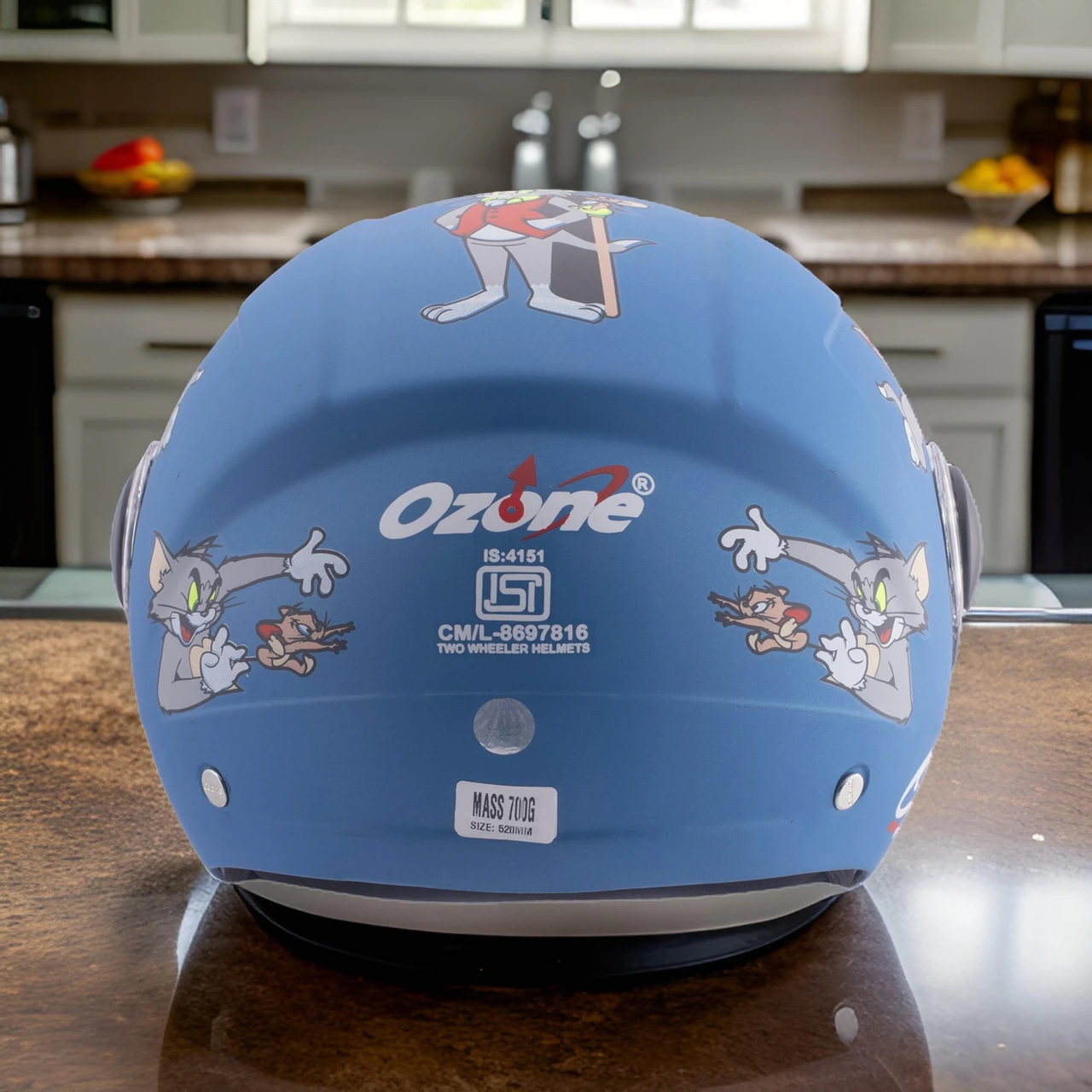 OZONE OPAL BLUE C/V (520 MM)-KIDS HELMET OZONE OPAL BLUE C/V (520 MM)-KIDS HELMET
