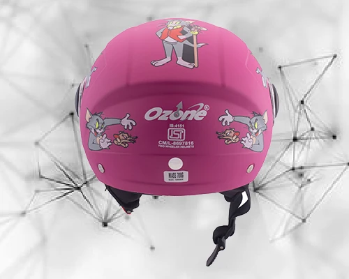 OZONE OPAL PINK C/V (520 MM)-KIDS HELMET