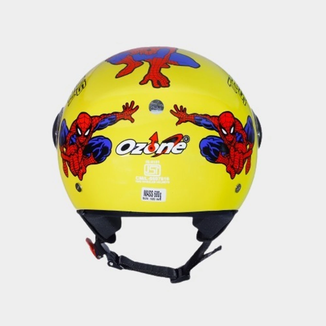 OZONE OPAL SPIDERMAN YELLOW C/V (520 MM)-KIDS HELMET