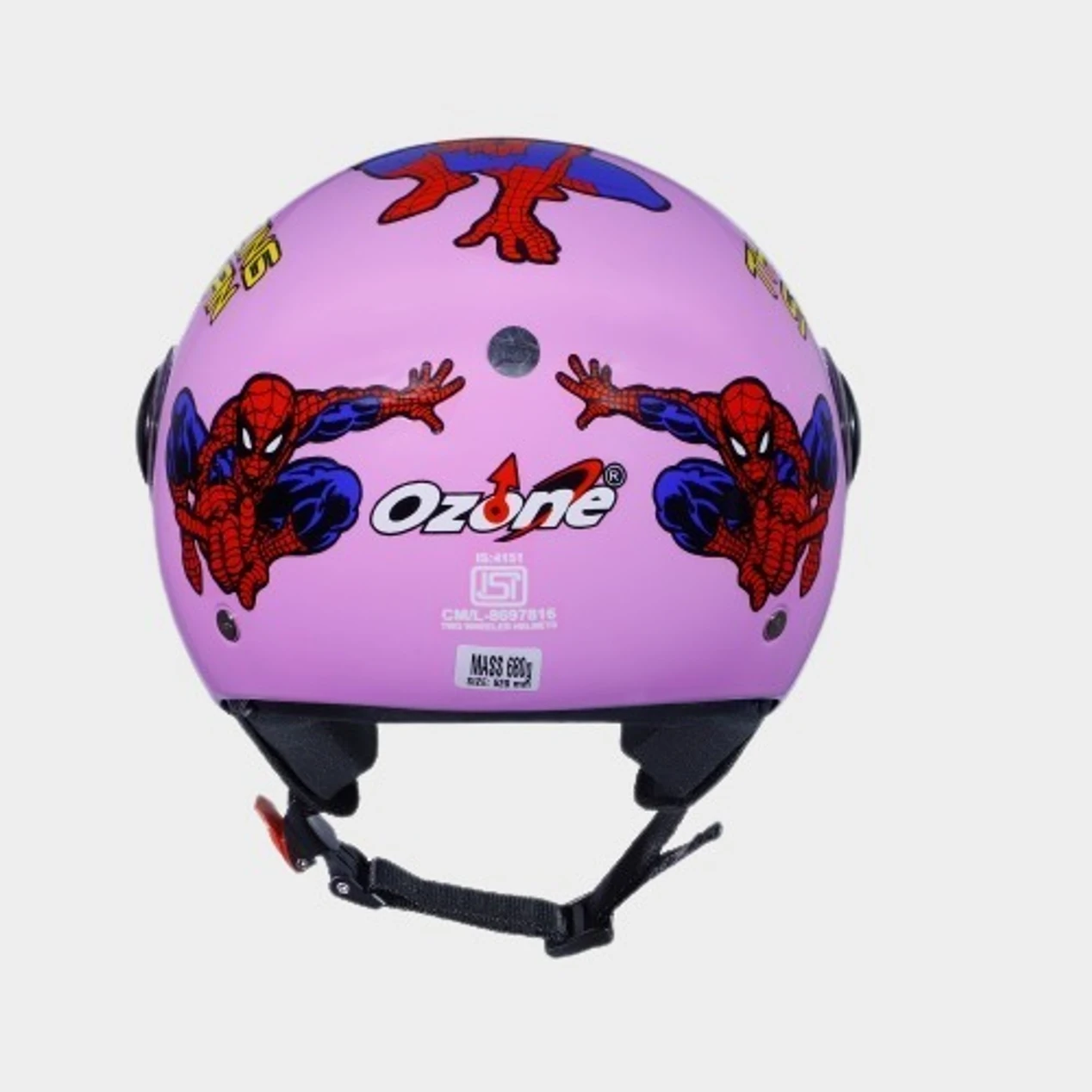 OZONE OPAL SPIDERMAN PINK C/V (520 MM)-KIDS HELMET