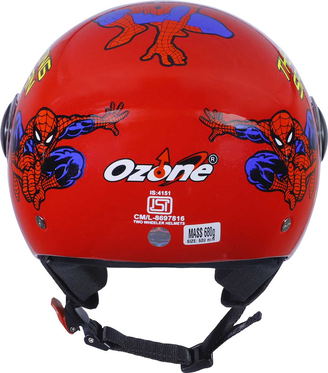 OZONE OPAL SPIDERMAN RED C/V (520 MM)-KIDS HELMET
