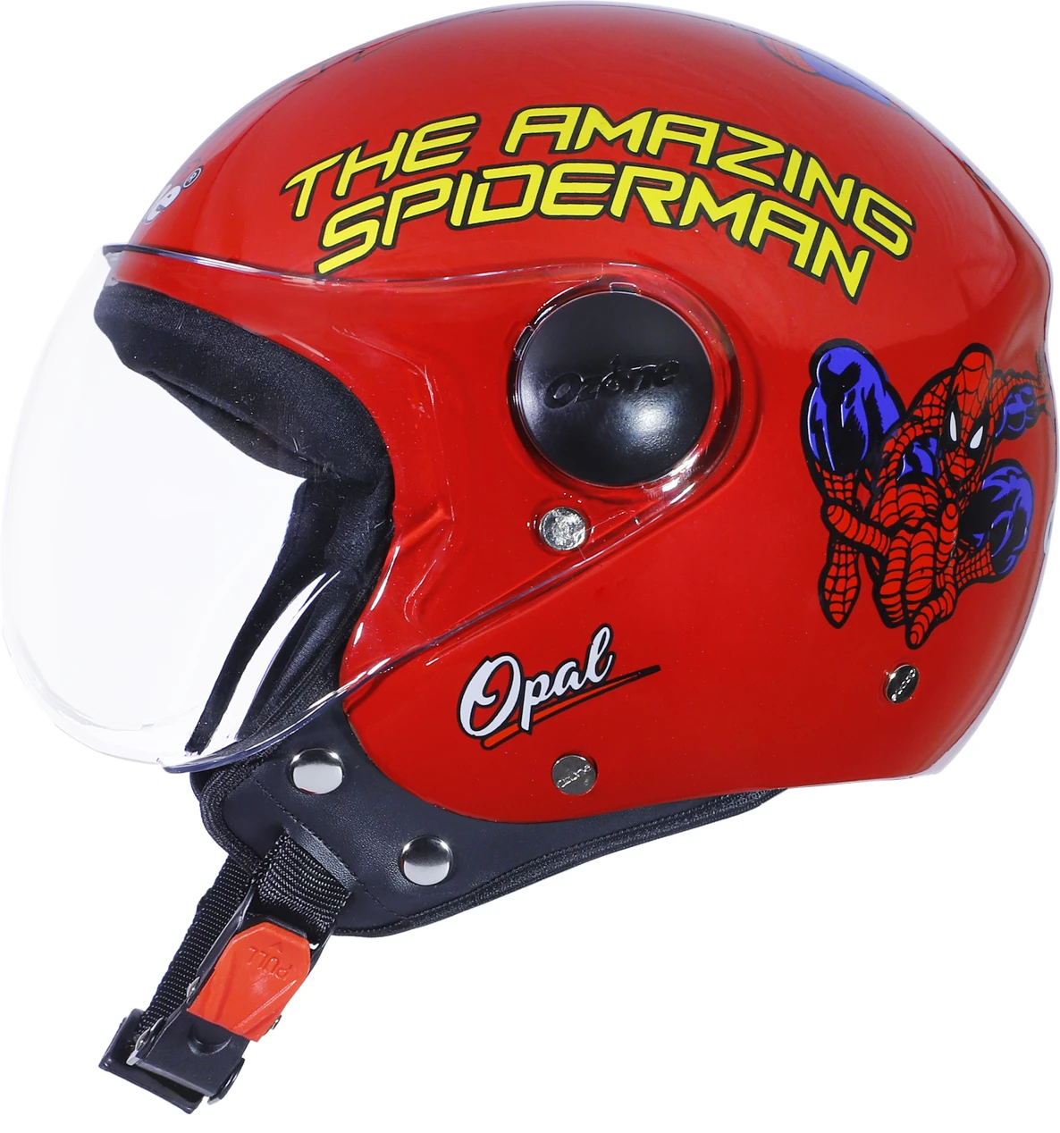 OZONE OPAL SPIDERMAN MATT RED C/V (520 MM)-KIDS HELMET