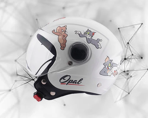 OZONE OPAL WHITE C/V (520 MM)-KIDS HELMET OZONE OPAL WHITE C/V (520 MM)-KIDS HELMET