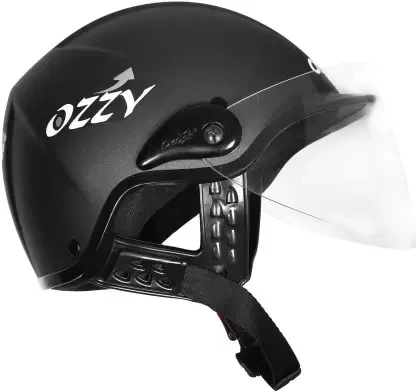 OZONE OZZY BLACK C/V 570 MM WITH PC VISOR OZONE OZZY BLACK C/V 570 MM WITH PC VISOR