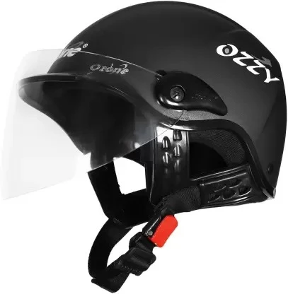 OZONE OZZY BLACK C/V 570 MM WITH PC VISOR OZONE OZZY BLACK C/V 570 MM WITH PC VISOR
