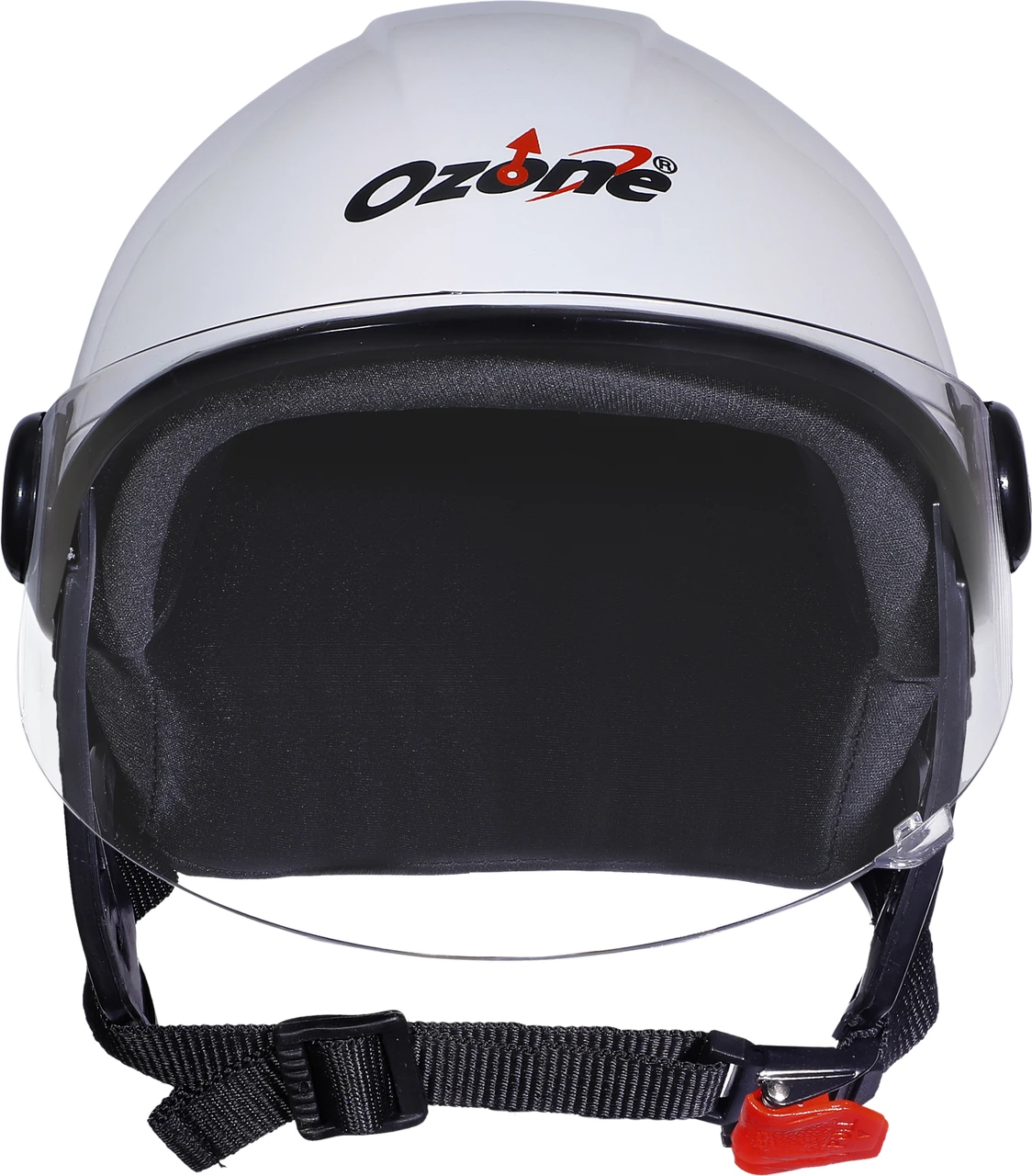 OZONE OZZY WHITE C/V 570 MM WITH PC VISOR OZONE OZZY WHITE C/V 570 MM WITH PC VISOR