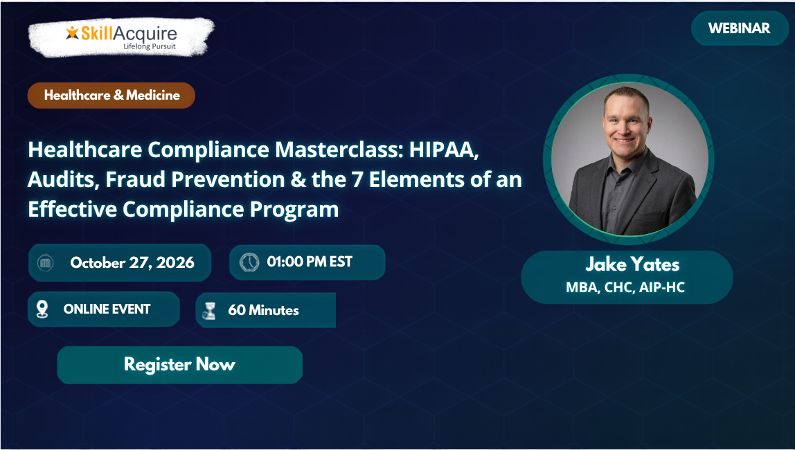 Healthcare Compliance 101: What you need to know as a Compliance Officer