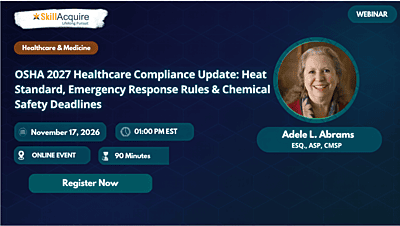 OSHA's 2026 Regulatory Agenda: Key Compliance Changes, Deregulation, and Enforcement Updates