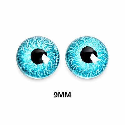 Ojos Decorativos No 9 Azul Paquete X 200 Unidades