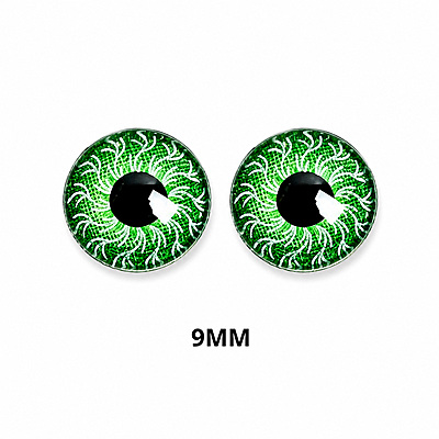 Ojos Decorativos No 9 Verde Paquete X 200 Unidades