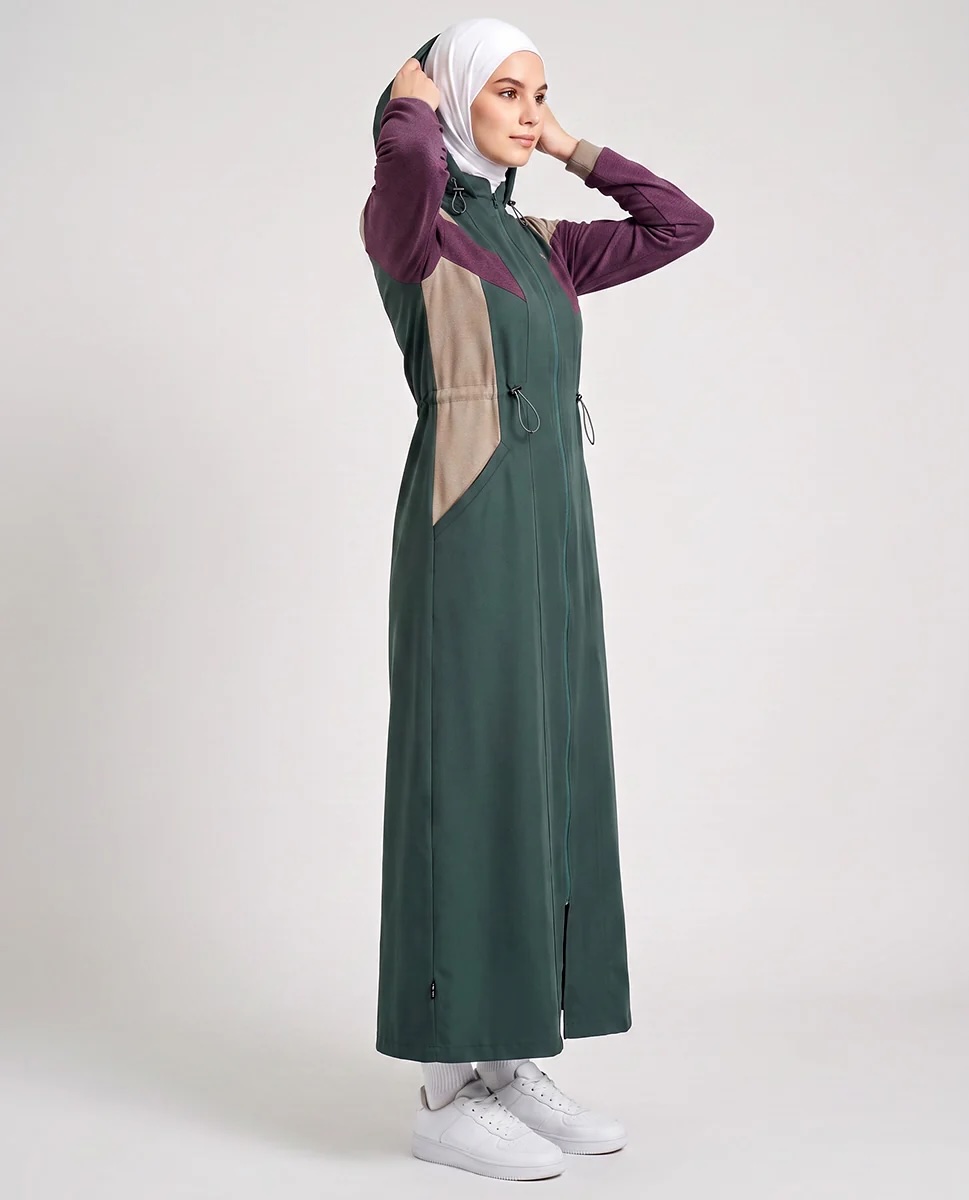 OLIVE TRAIL HOODY JILBAB