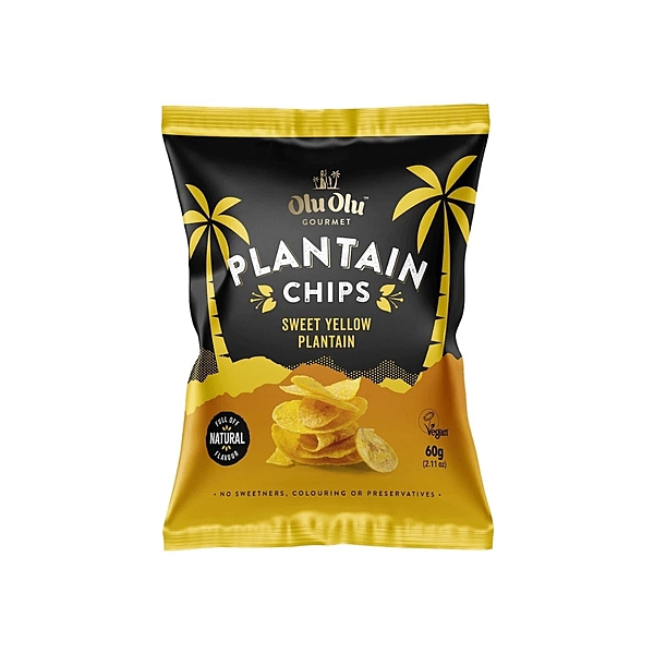 10656 Olu Olu Yellow Plantain Chips 60g X 24