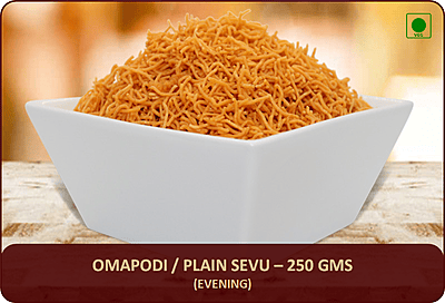 Omapodi (Besan Sev) - 250 Gms Omapodi (Besan Sev) - 250 Gms