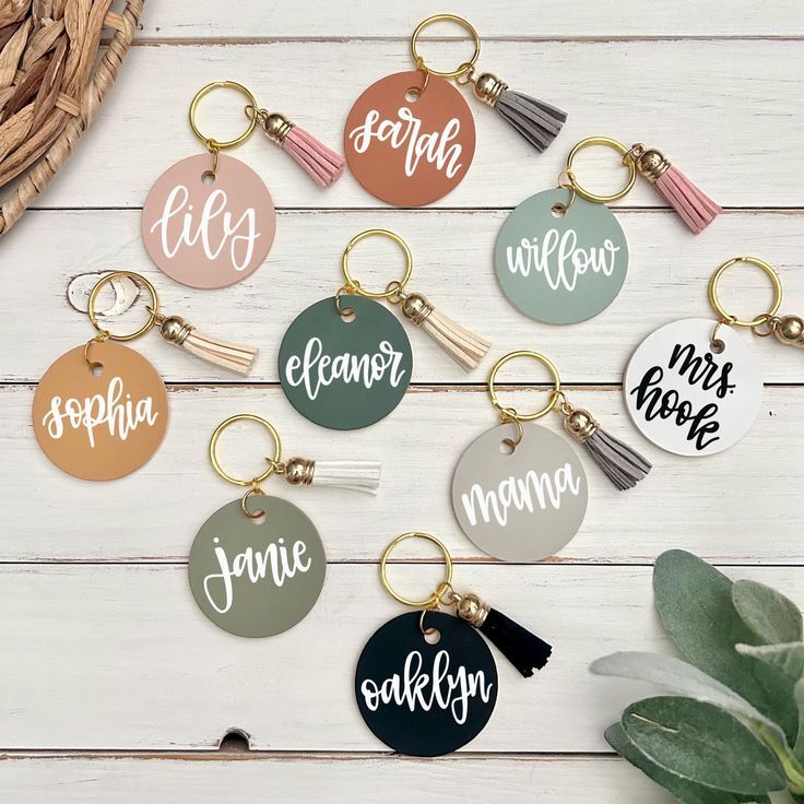 Name Keychains