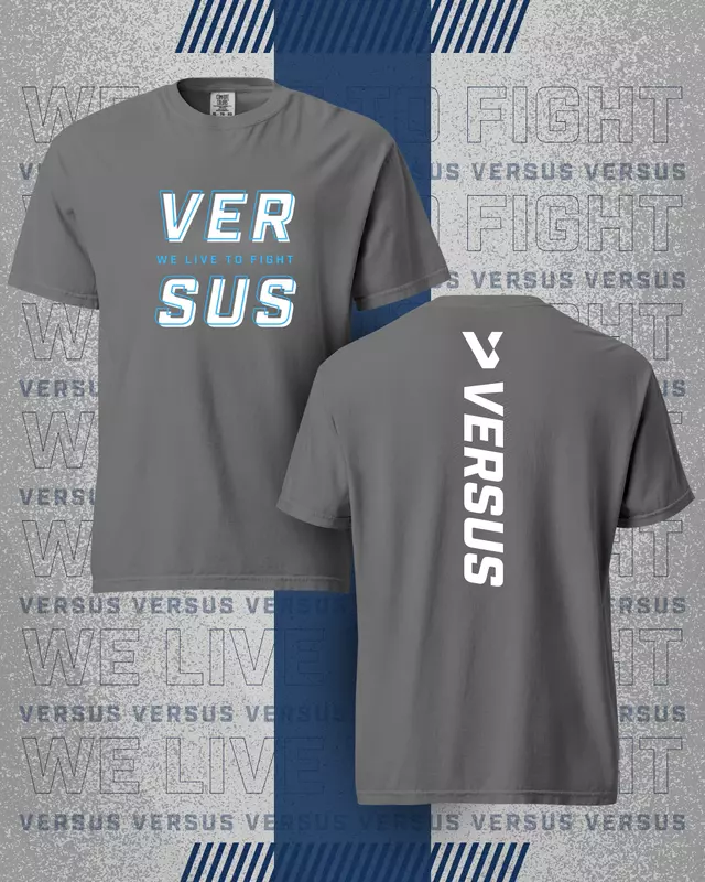 Double Layer T-Shirt – Charcoal / Grey / Blue
