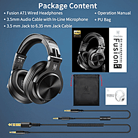 Oneodio Pro A71 Wired Headphones - Black