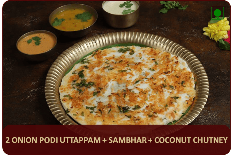 Onion Podi Uttapam - 2 Pcs