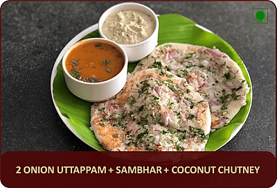 Onion Uttappam - 2 Pcs Onion Uttappam - 2 Pcs
